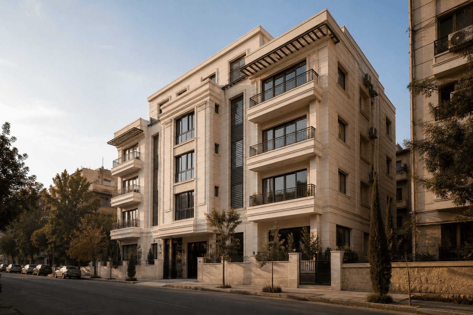Apartment Renovation in Homs: Planning Core Works and Finishes