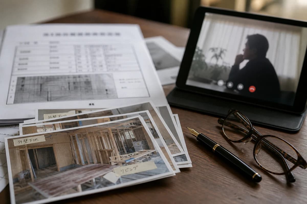 Milestone reports and labelled site photos used to choose contractor Syria diaspora delivery partners